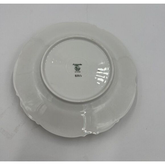 Hutschenreuther Sylvia Round Butter Covered Dish Set Grey Rose German Porcelain - Picture 4 of 8